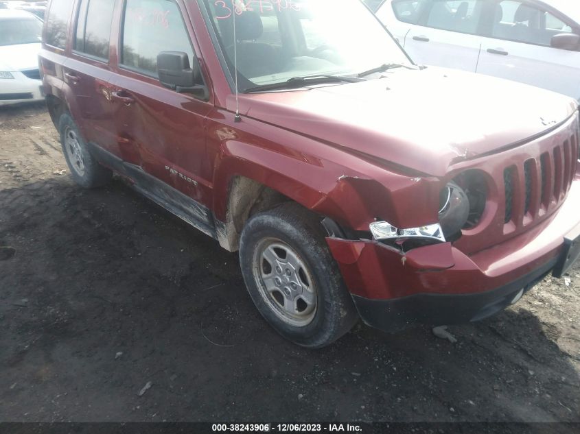 2014 JEEP PATRIOT SPORT - 1C4NJRBB3ED809174