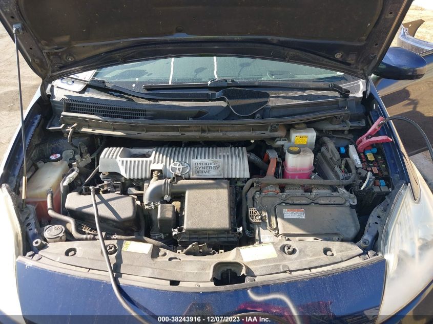 2013 TOYOTA PRIUS FOUR - JTDKN3DU4D1719891