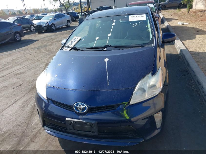 2013 TOYOTA PRIUS FOUR - JTDKN3DU4D1719891