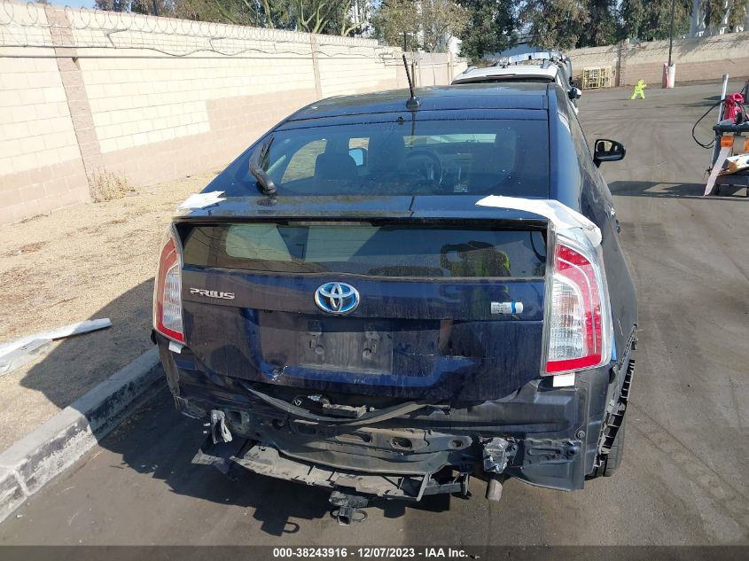 2013 TOYOTA PRIUS FOUR - JTDKN3DU4D1719891