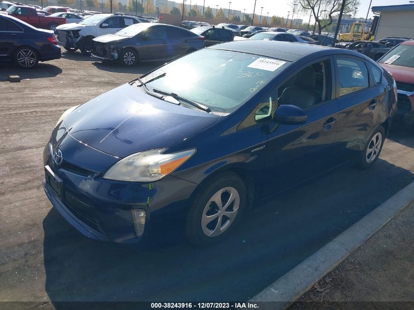 2013 TOYOTA PRIUS FOUR - JTDKN3DU4D1719891