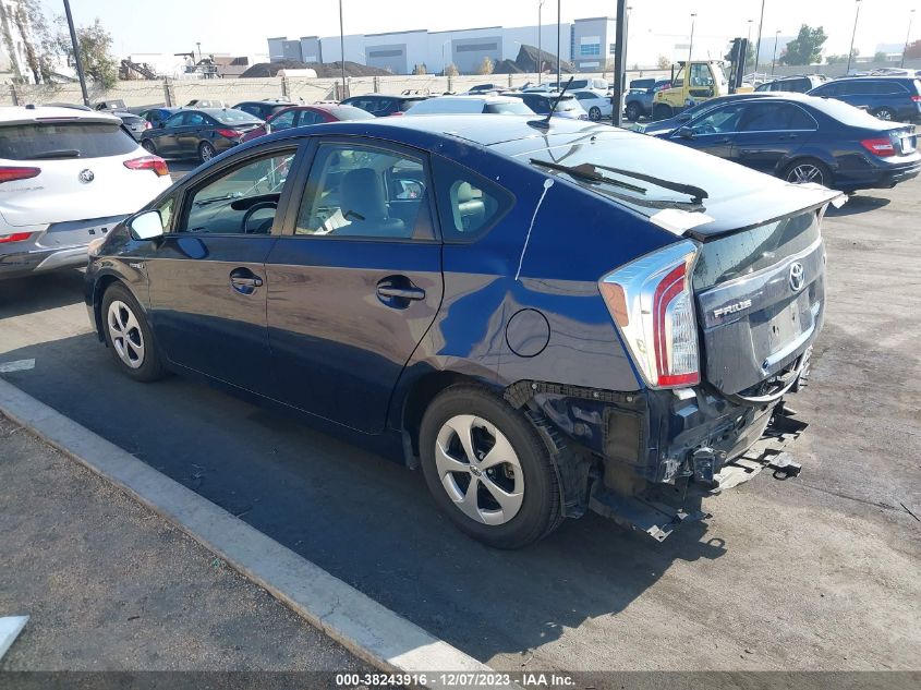 2013 TOYOTA PRIUS FOUR - JTDKN3DU4D1719891