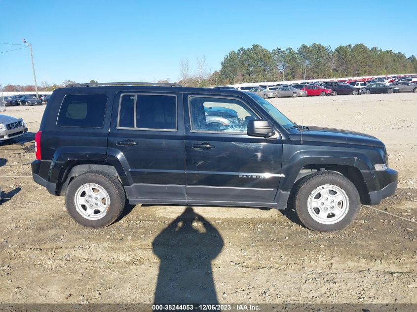 2014 JEEP PATRIOT SPORT - 1C4NJPBB3ED793532