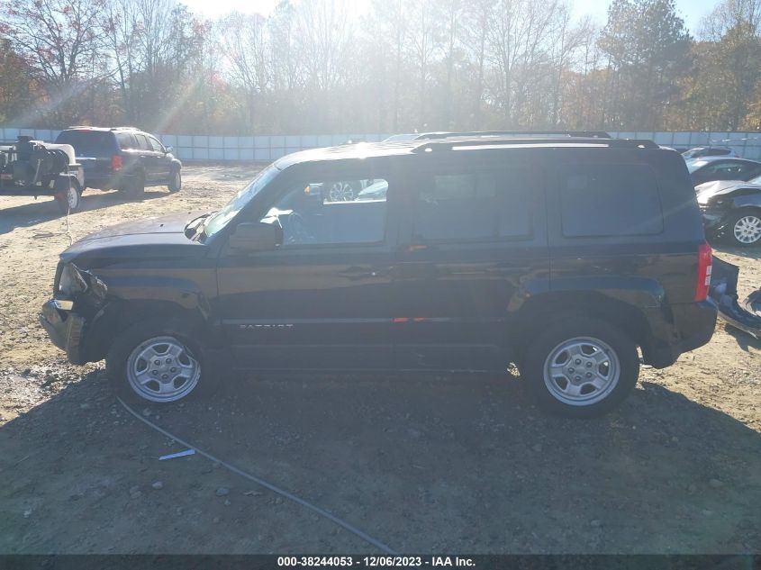 2014 JEEP PATRIOT SPORT - 1C4NJPBB3ED793532