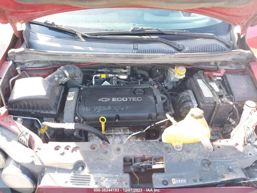 2014 CHEVROLET SONIC LT AUTO - 1G1JC6SH2E4205703