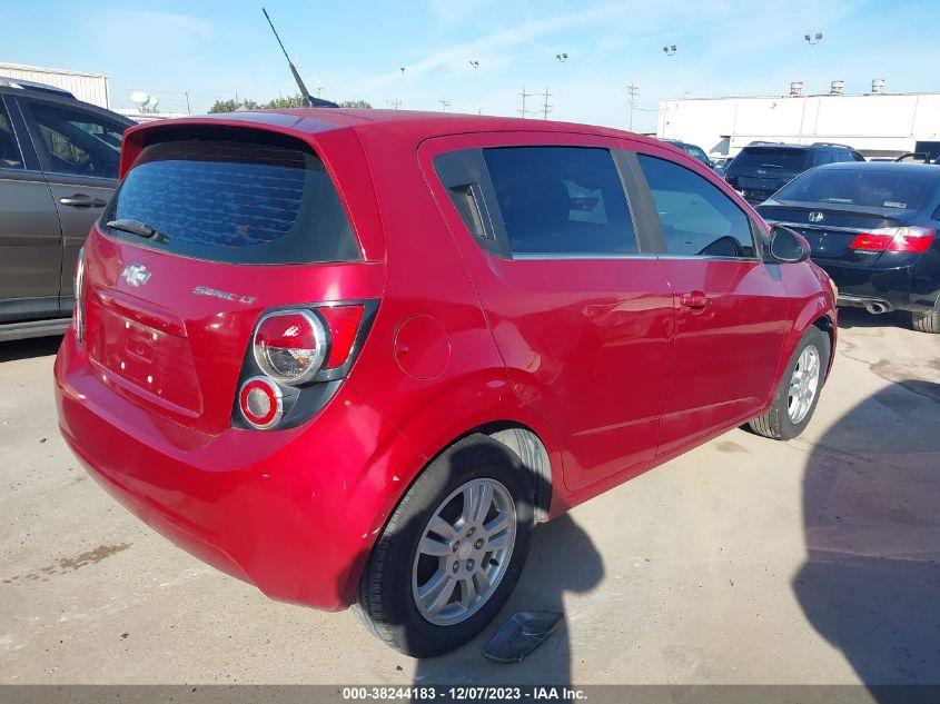 2014 CHEVROLET SONIC LT AUTO - 1G1JC6SH2E4205703