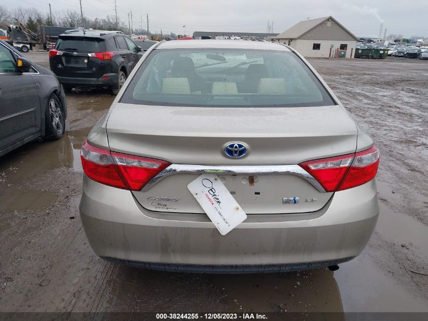 2015 TOYOTA CAMRY HYBRID LE - 4T1BD1FK5FU146113