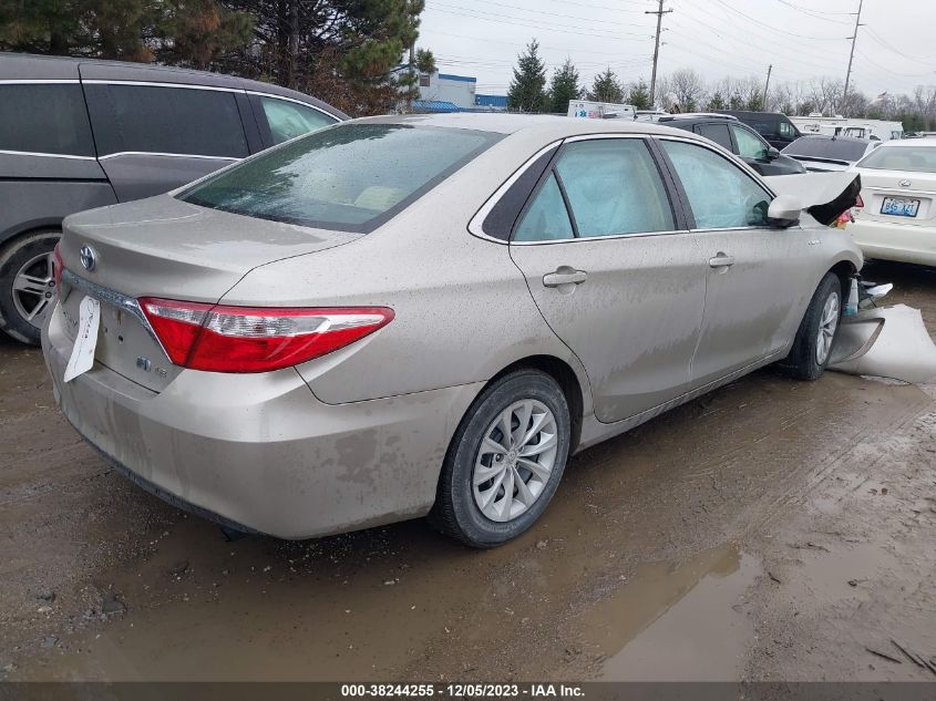 2015 TOYOTA CAMRY HYBRID LE - 4T1BD1FK5FU146113