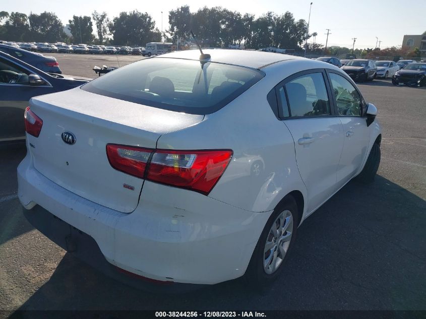 2016 KIA RIO LX - KNADM4A33G6654520