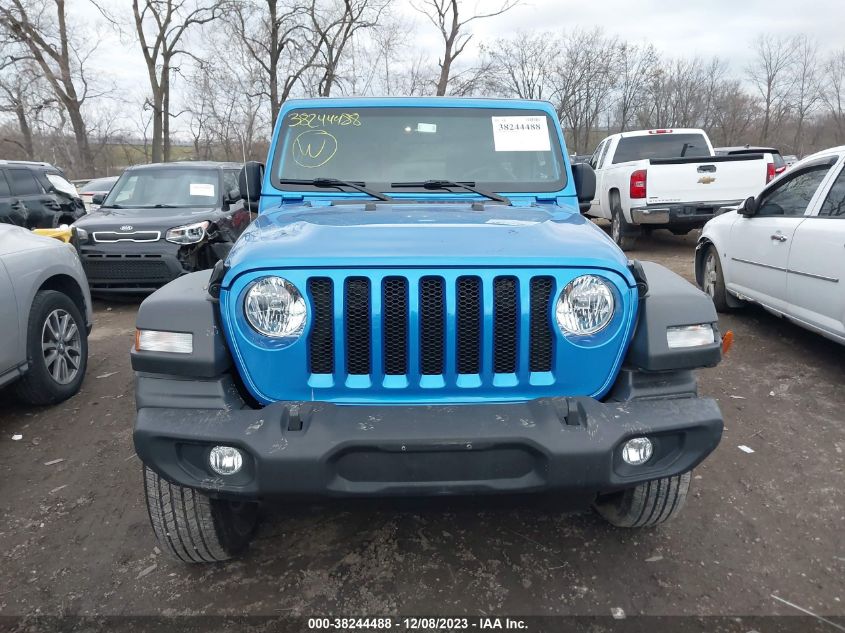 2022 JEEP WRANGLER UNLIMITED SPORT S 4X4 - 1C4HJXDG1NW208263