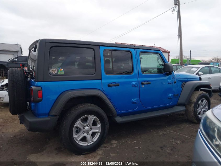 2022 JEEP WRANGLER UNLIMITED SPORT S 4X4 - 1C4HJXDG1NW208263