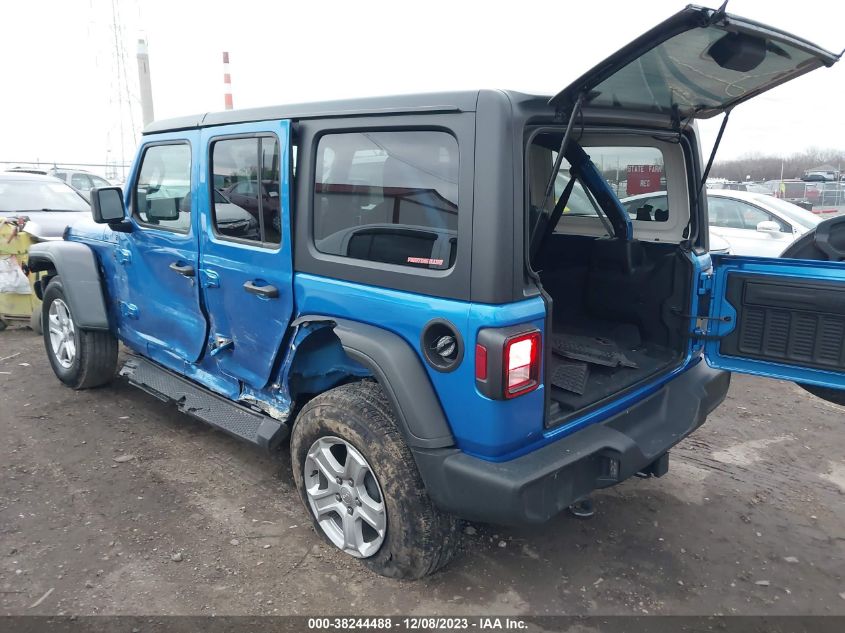 2022 JEEP WRANGLER UNLIMITED SPORT S 4X4 - 1C4HJXDG1NW208263