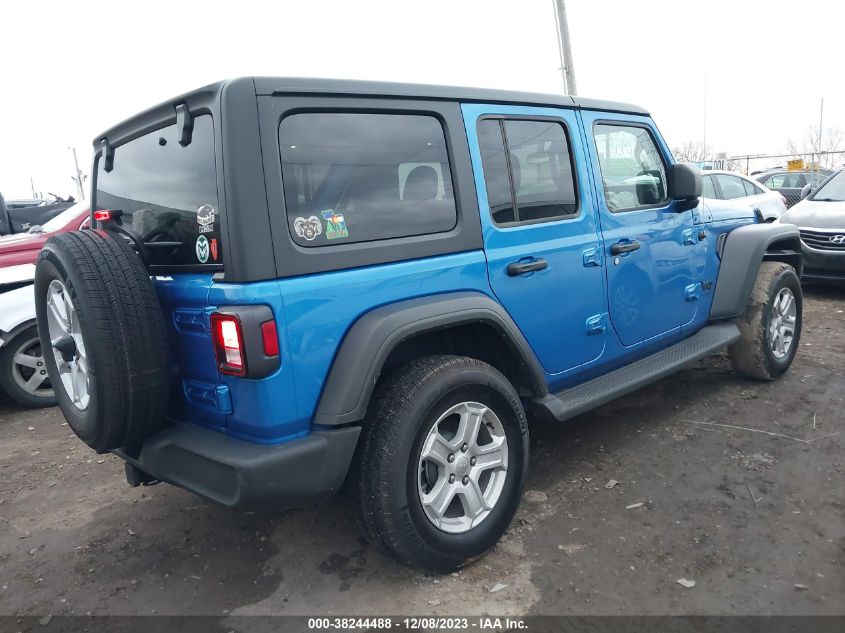 2022 JEEP WRANGLER UNLIMITED SPORT S 4X4 - 1C4HJXDG1NW208263