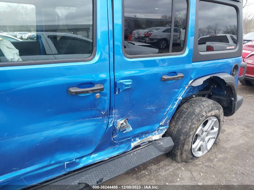 2022 JEEP WRANGLER UNLIMITED SPORT S 4X4 - 1C4HJXDG1NW208263