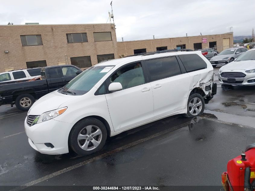 2014 TOYOTA SIENNA LE V6 8 PASSENGER - 5TDKK3DC3ES451095