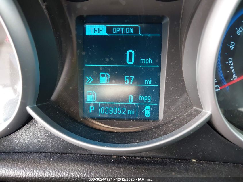 2014 CHEVROLET CRUZE 1LT AUTO - 1G1PC5SB1E7116722