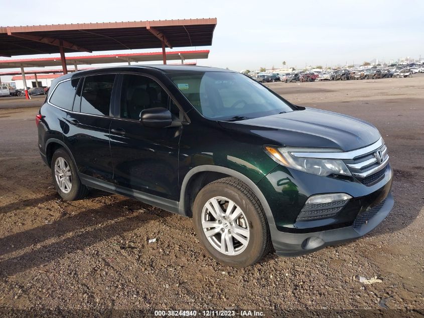 2018 HONDA PILOT LX - 5FNYF5H1XJB031691