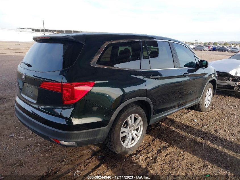 2018 HONDA PILOT LX - 5FNYF5H1XJB031691