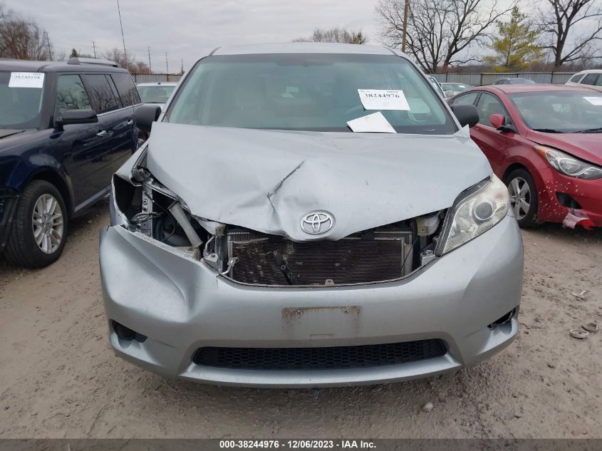 2014 TOYOTA SIENNA L V6 7 PASSENGER - 5TDZK3DC6ES456466