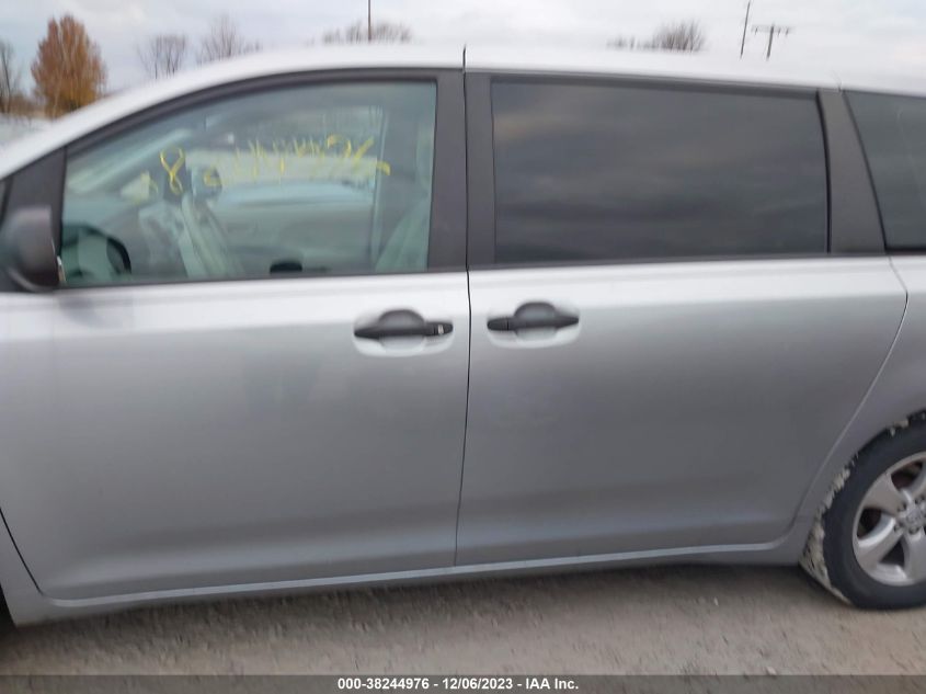 2014 TOYOTA SIENNA L V6 7 PASSENGER - 5TDZK3DC6ES456466