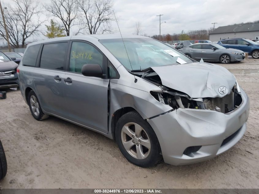 2014 TOYOTA SIENNA L V6 7 PASSENGER - 5TDZK3DC6ES456466