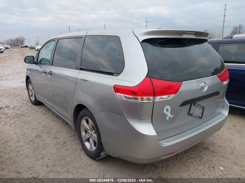 2014 TOYOTA SIENNA L V6 7 PASSENGER - 5TDZK3DC6ES456466