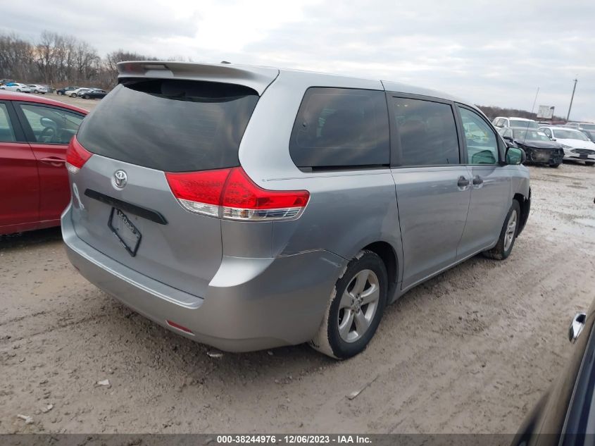 2014 TOYOTA SIENNA L V6 7 PASSENGER - 5TDZK3DC6ES456466