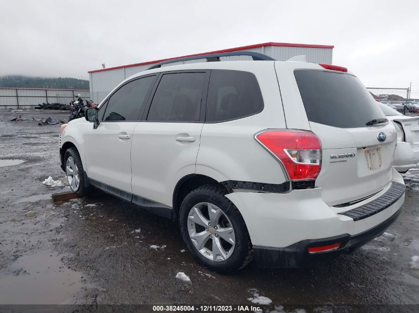 2016 SUBARU FORESTER 2.5I PREMIUM - JF2SJAFC1GH490782