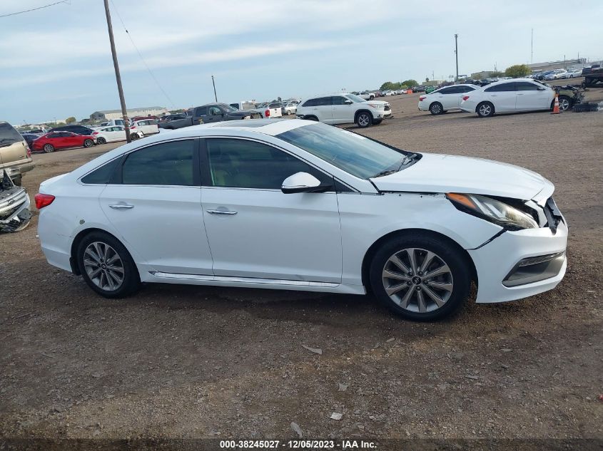 2016 HYUNDAI SONATA LIMITED - 5NPE34AF9GH320292