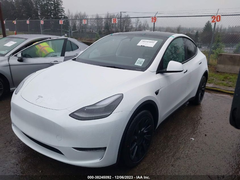 2023 TESLA MODEL Y - 7SAYGDEE0PF921580