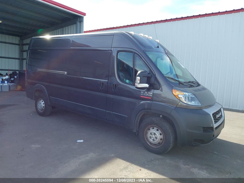 3C6TRVDG6KE539652 RAM PROMASTER 2500 HIGH ROOF 159" WB 2019