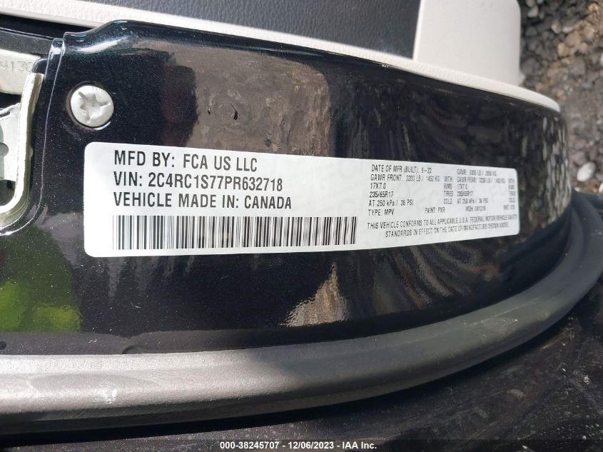 2C4RC1S77PR632718 Chrysler Pacifica LIMITED Hybrid 9