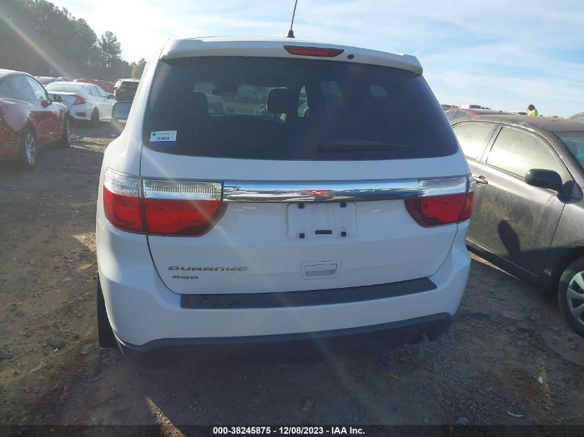 2013 DODGE DURANGO SXT - 1C4RDJAG8DC684393