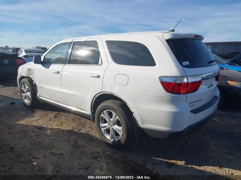 2013 DODGE DURANGO SXT - 1C4RDJAG8DC684393