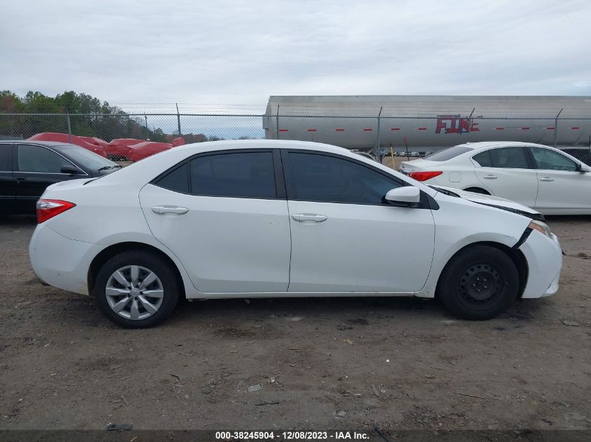 2015 TOYOTA COROLLA L/LE/LE PLS/PRM/S/S PLS - 2T1BURHE8FC393472