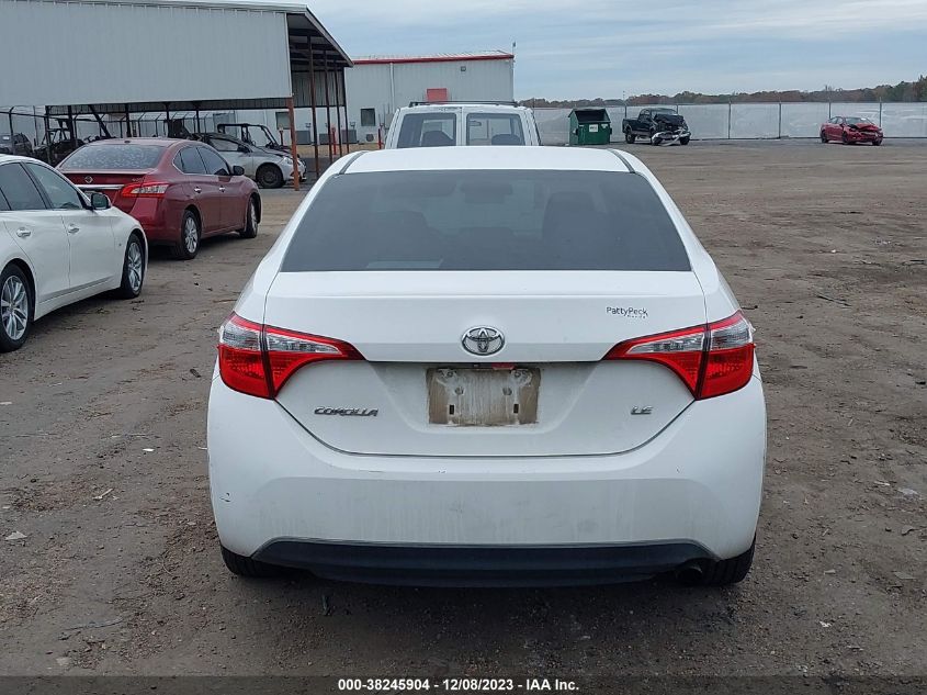 2015 TOYOTA COROLLA L/LE/LE PLS/PRM/S/S PLS - 2T1BURHE8FC393472