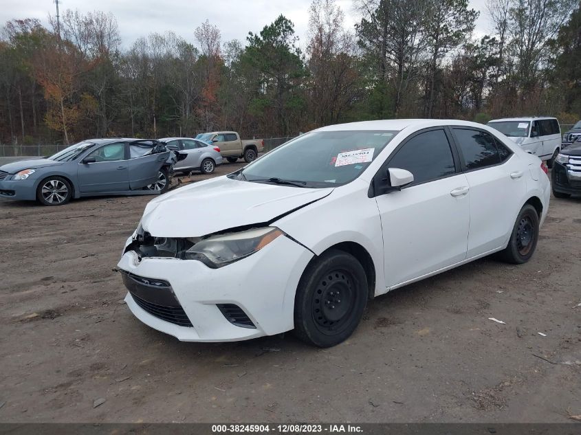 2015 TOYOTA COROLLA L/LE/LE PLS/PRM/S/S PLS - 2T1BURHE8FC393472