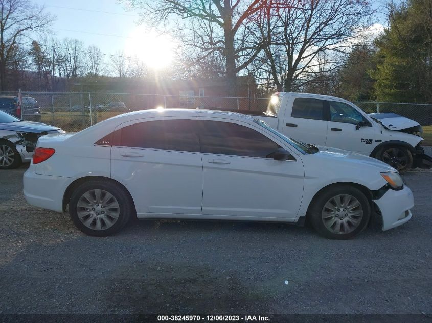 2013 CHRYSLER 200 LX - 1C3CCBAG7DN743182