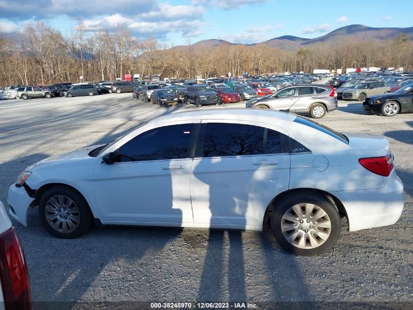 2013 CHRYSLER 200 LX - 1C3CCBAG7DN743182