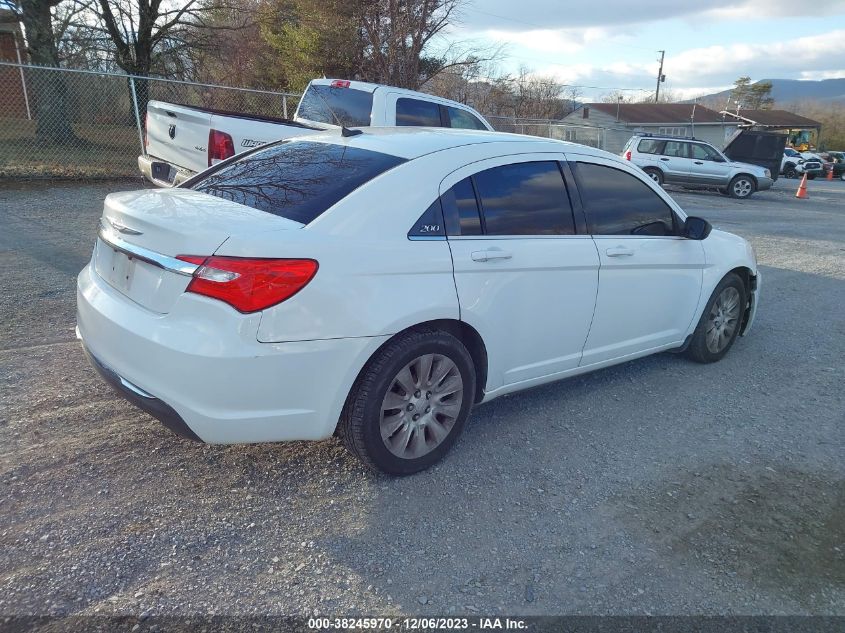 2013 CHRYSLER 200 LX - 1C3CCBAG7DN743182