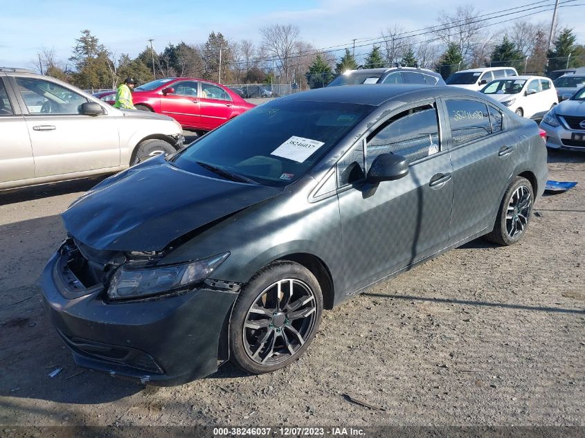 19XFB2F58DE262509 | 2013 HONDA CIVIC