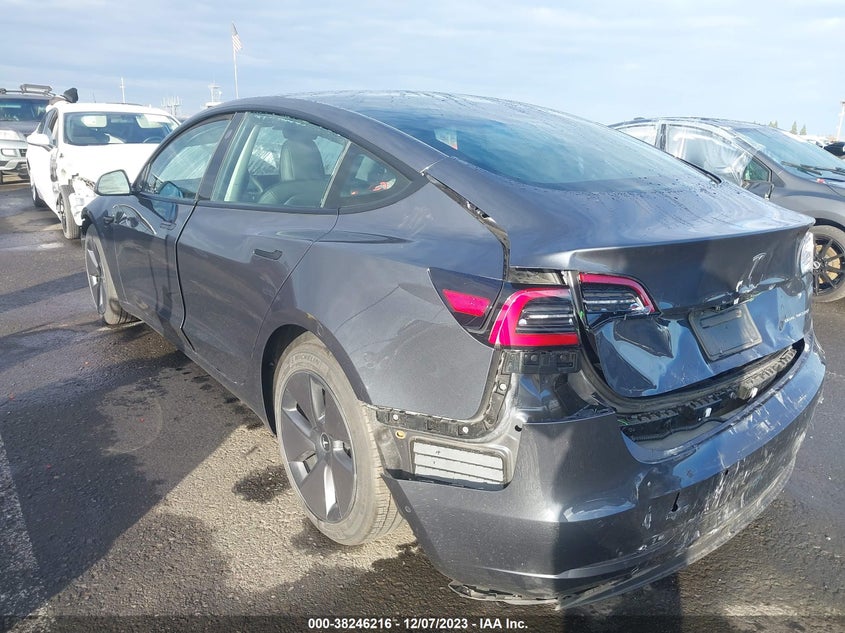 VIN 5YJ3E1EB1NF344556 2022 TESLA MODEL 3