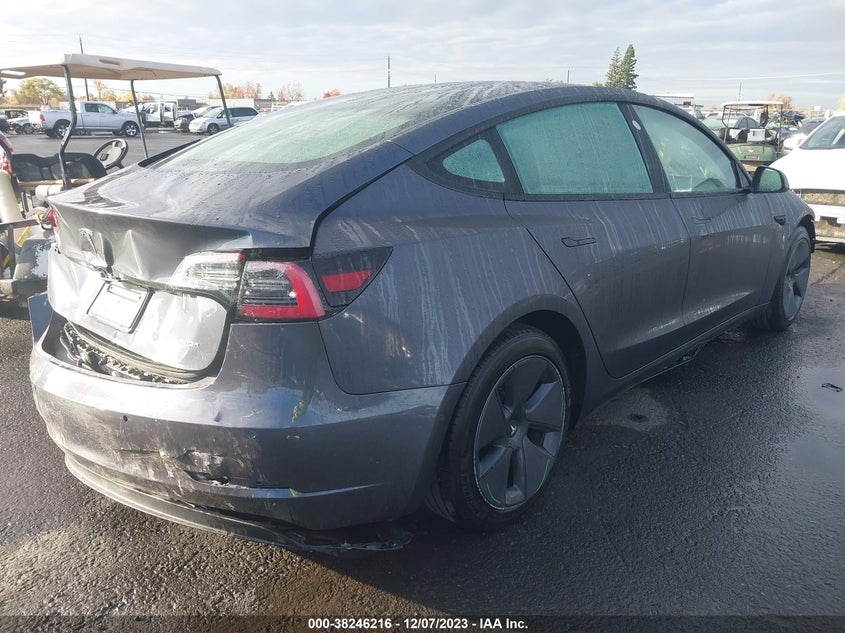 VIN 5YJ3E1EB1NF344556 2022 TESLA MODEL 3
