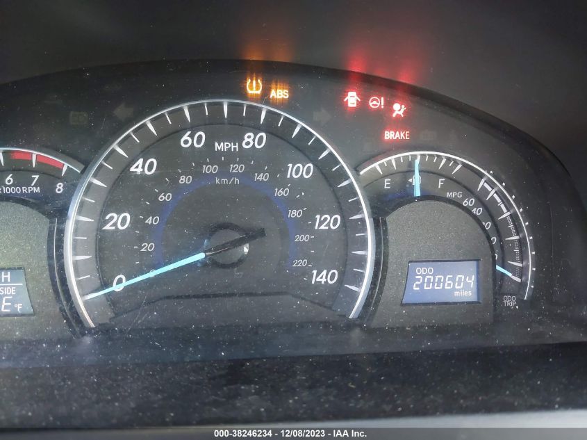 2013 TOYOTA CAMRY XLE V6 - 4T1BK1FK2DU020777