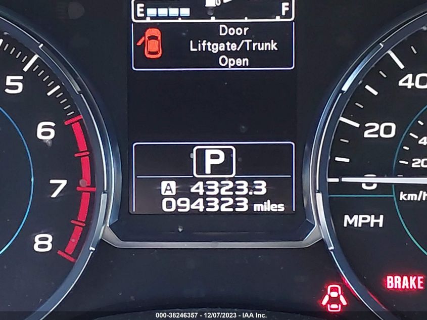 2017 SUBARU FORESTER 2.5I LIMITED - JF2SJAJC7HH484722