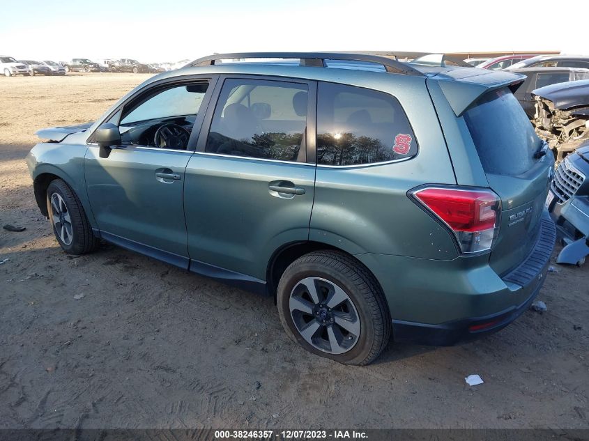 2017 SUBARU FORESTER 2.5I LIMITED - JF2SJAJC7HH484722