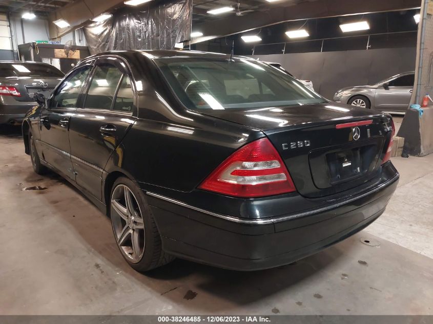 WDBRF92H16F764599 | 2006 MERCEDES-BENZ C 280