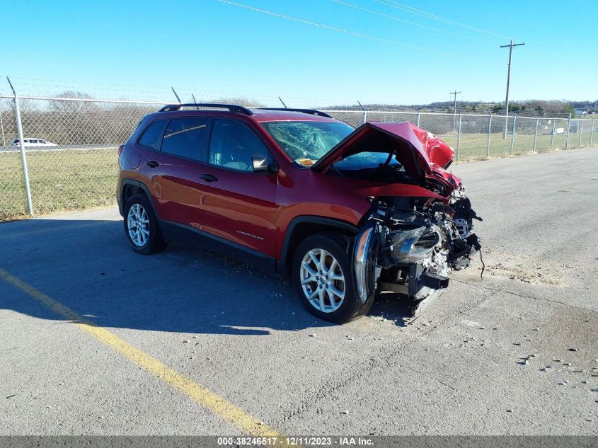 2016 JEEP CHEROKEE SPORT - 1C4PJLAB5GW230461