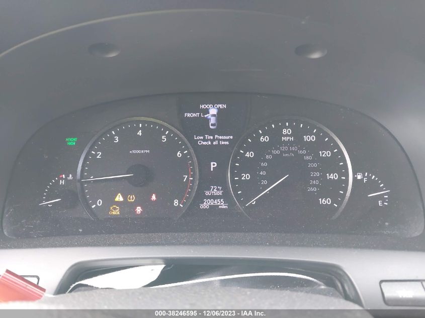 2016 LEXUS LS 460 L JTHGL5EF3G5056316