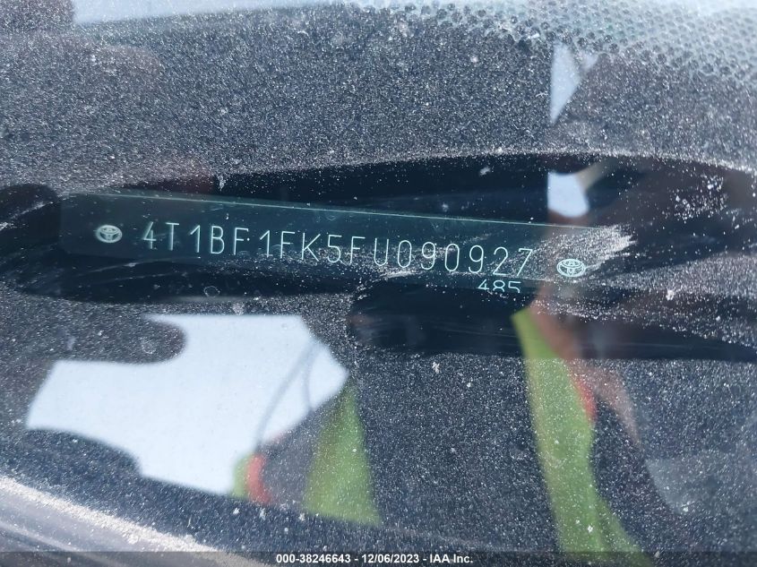 2015 TOYOTA CAMRY SE - 4T1BF1FK5FU090927